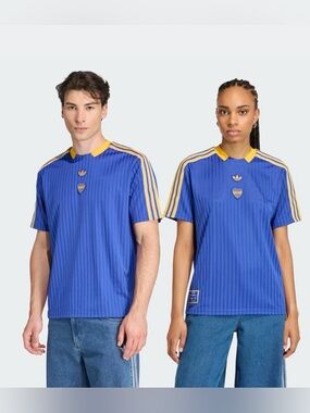 Adidas [XS] Boca Juniors Unisex 2024/25 Terrace Icon Unisex Jersey Blue JM2161